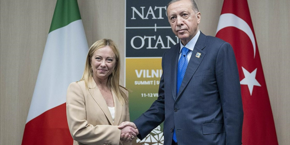 Erdoğan, İtalya Başbakanı Meloni ile bir araya geldi