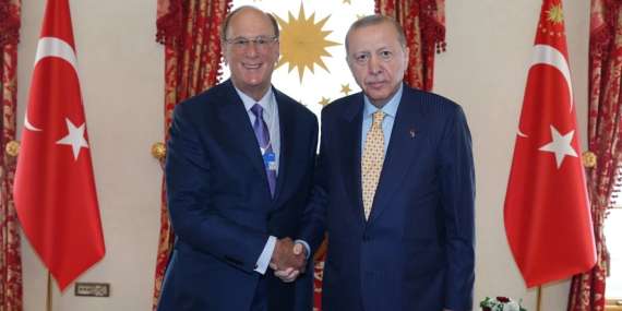 Erdoğan, BlackRock CEO’su Larry Fink ile buluştu