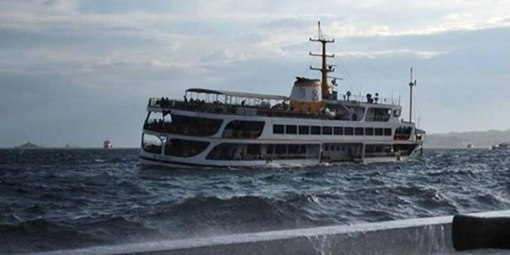 İstanbul’da vapur seferlerinde iptaller yaşandı