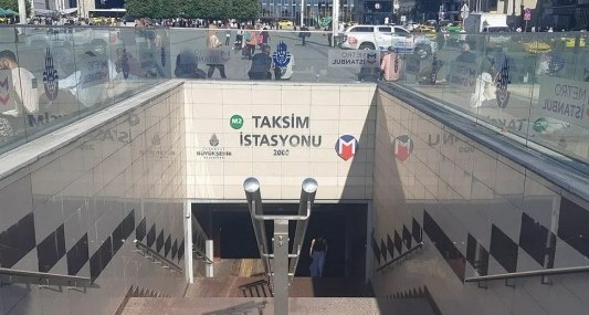 Taksim metro istasyonu geçici olarak kapatıldı