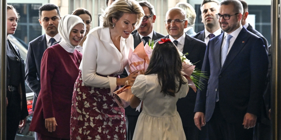 Kraliçe Mathilde, İstanbul Finans Merkezi’ni Ziyaret Etti