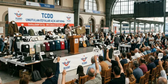 TCDD, trenlerde unutulan eşyaları satıyor